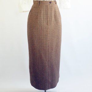 Vintage Lauren by Ralph Lauren Wool Plaid Skirt - Never Worn